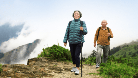 couple hiking